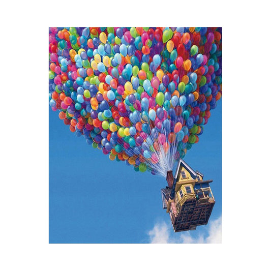 Cuadro de Pintura al Óleo Digital Globo Aerostático - Image 2