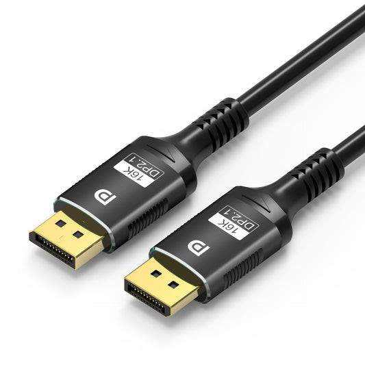 Cable DisplayPort 1.4 16K Macho a Macho con Funda Tejida - Image 2