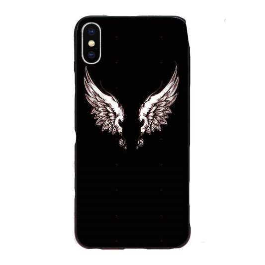 Funda para iPhone con Alas de Ángel y Demonio - Diseño Dual Simbólico - Image 2