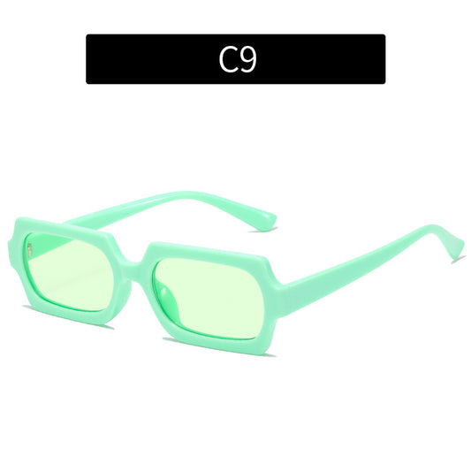Gafas de Sol Marco Pequeño Estilo Trendy Europeo Americano - Image 2