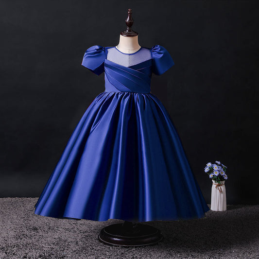 Vestido de Princesa de Satén Coreano para Bebé de 1 Año - Image 2