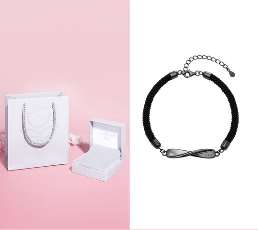 Anillo de Plata Esterlina para Parejas - Diseño Minimalista Romántico - Image 2