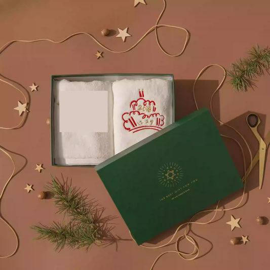 Toalla de Algodón Personalizada con Bordado - Regalo Customizado para Cumpleaños - Image 2