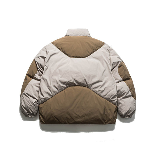 Chamarra Acolchada Multicolor para Hombre con Cuello Alto - Image 2