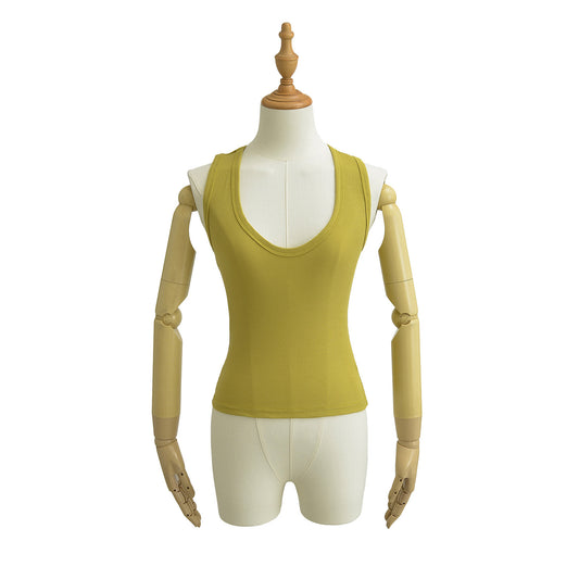Top Corto Escote en U Profundo para Mujer - Image 2