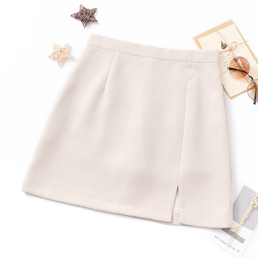 Falda A-línea de Cintura Alta Dividida - Silueta Elegante Multiusos - Image 2