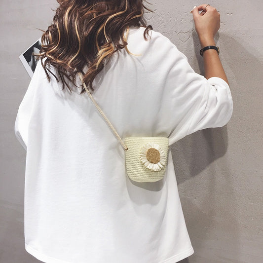 Bolso Tejido de Ratán para Playa – Estilo de Influencer - Image 2