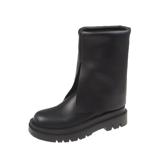 Botas de Cuero Altas Fashion para Mujer - Image 2