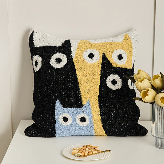 Funda de Almohada Gato Adorable con Núcleo Integral - Image 2