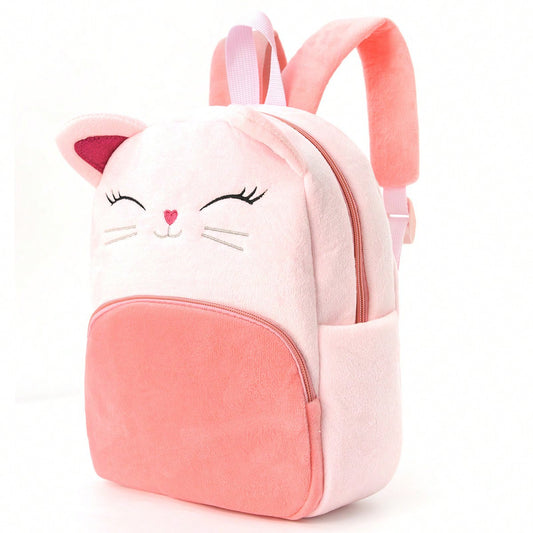 Mochila Infantil de Peluche con Animales de Dibujos Animados - Image 2