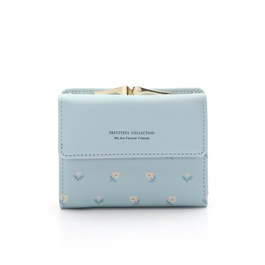 Billetera Compacta para Monedas y Tarjetas con Diseño Estampado PU - Image 2