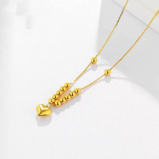 Collar de Bolitas Doradas Amor Versátil - Image 2