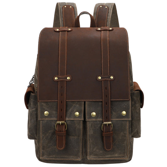 Mochila Retro de Lona para Hombre - Image 2
