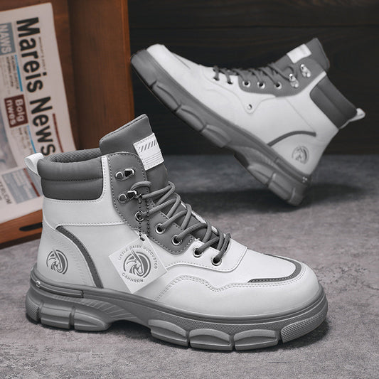 Botas Martin Altas Estilo Británico Casual para Hombre - Image 2