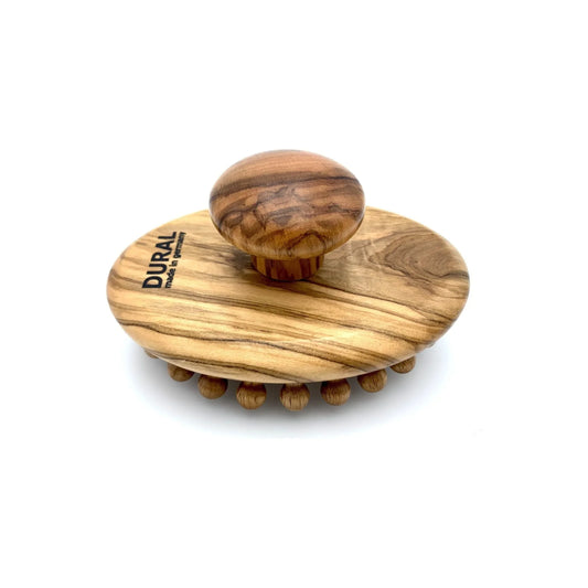 Dural Massage Brush Olive Wood Wooden Knobbles - Tekeno
