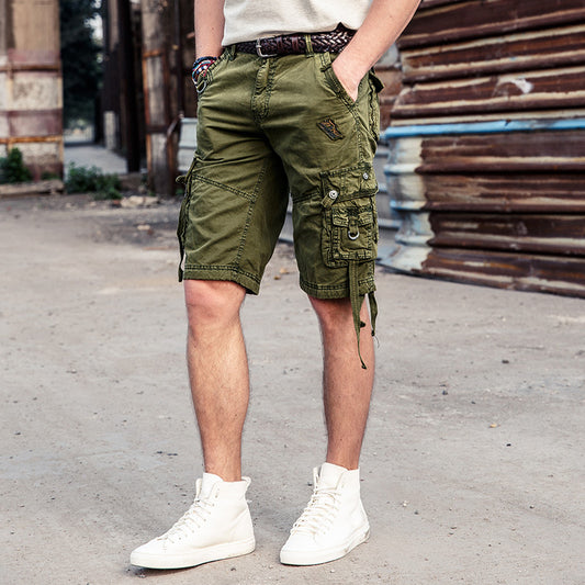 Pantalones Cortos de Trabajo con Múltiples Bolsillos - Image 2