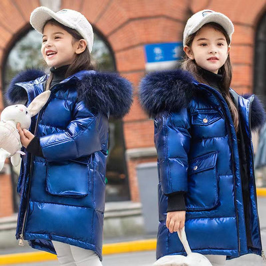 Chaqueta Acolchada de Algodón Brillante para Niños - Image 2
