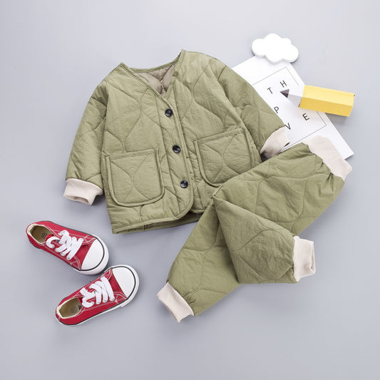 Conjunto de Dos Piezas Acolchado Infantil Versión Coreana Plus - Image 2