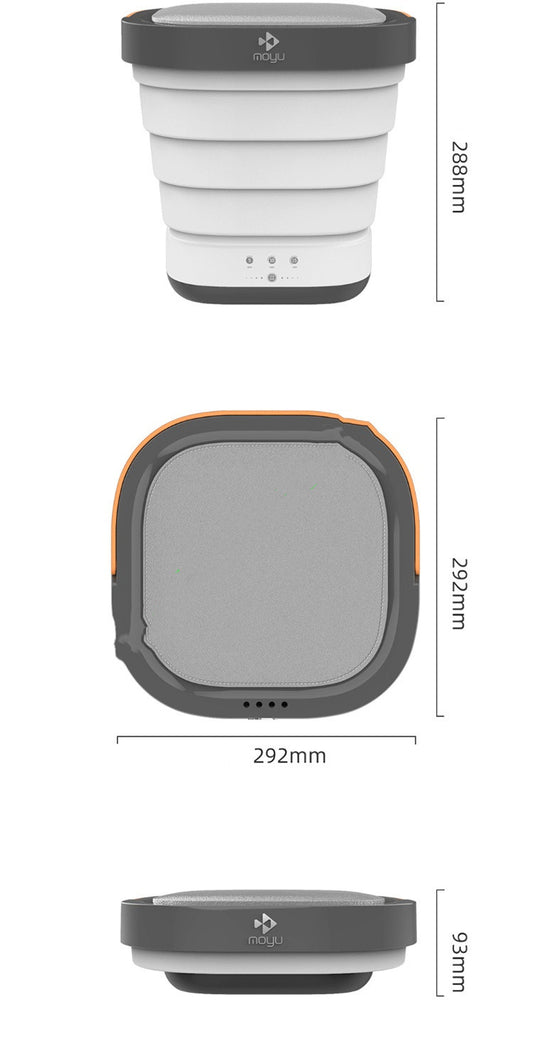 Lavadora Portátil Plegable Tipo Cubo para Viajes - Image 2