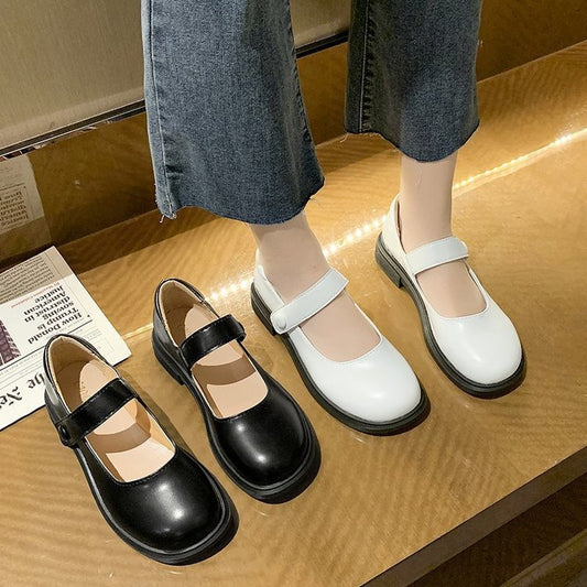 Zapatos Mary Jane Planos Estilo Universitario para Mujer - Image 2