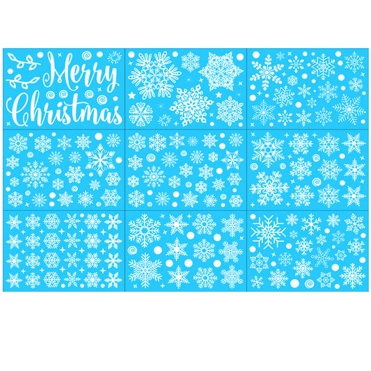 Pegatinas Navideñas Estáticas para Ventana - Copos de Nieve Decorativos - Image 2