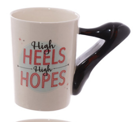 Taza Cerámica Creativa con Diseño de Botas y Tacones Altos - Image 2
