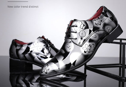 Zapatos de Vestir de Piel con Punta Fina para Hombre - Image 2