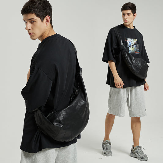 Bolsa de Pecho de Cuero para Hombre - Estilo Moderno y Funcional - Image 2