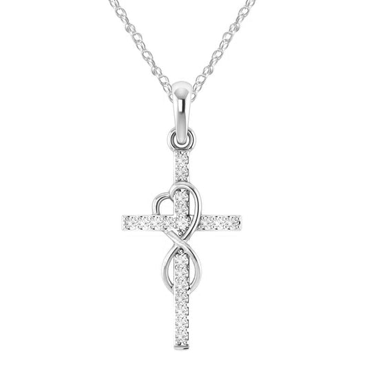Dije de Cruz de Ocho Caracteres en Aleación - Image 2