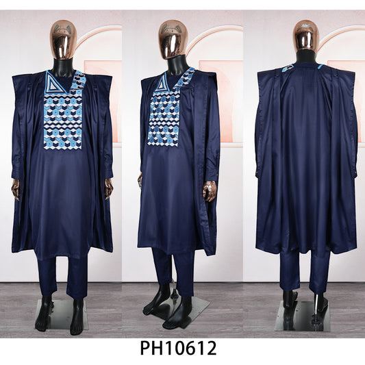 Traje de Tres Piezas Ejecutivo con Bordado para Hombre - Image 2