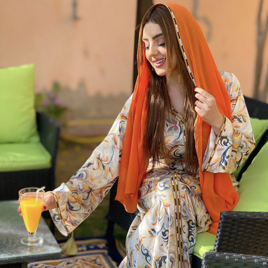 Abaya Árabe Elegante para Mujer Musulmana - Image 2