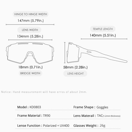 Gafas de Ciclismo Polarizadas Anti-Viento para Exteriores - Image 2