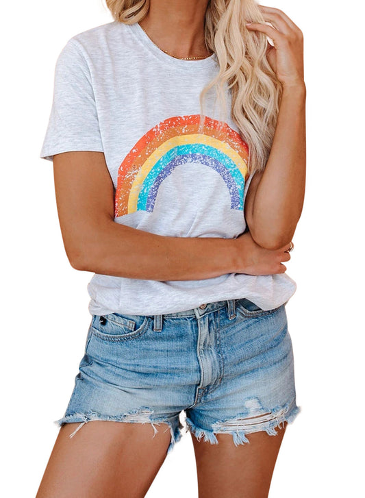Blusa Slim Fit Arcoíris Fresca para Mujer - Verano - Image 2