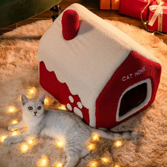 Casa Cama Térmica para Mascotas - Villa Cerrada Invierno - Image 2