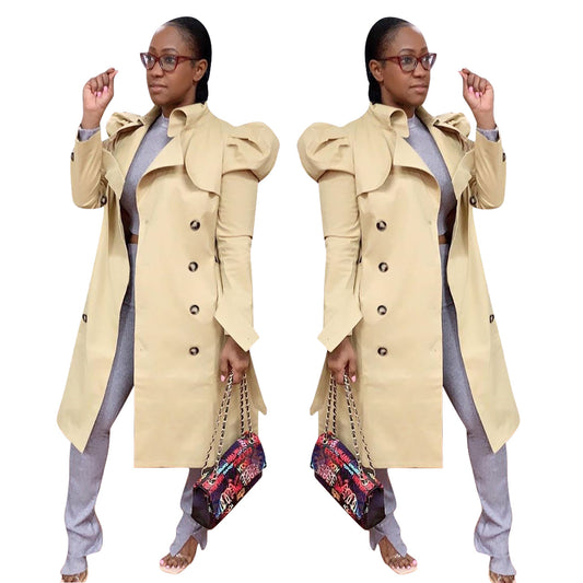 Abrigo Largo Impermeable Versátil para Mujer - Diseño Clásico - Image 2