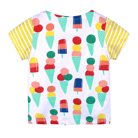 Playera Infantil Cuello Redondo con Estampado - Image 2