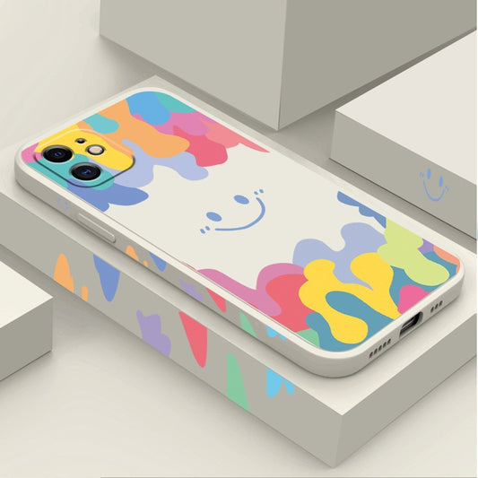 Funda de Silicona para Teléfono Arcoíris Estilo Moderno - Image 2