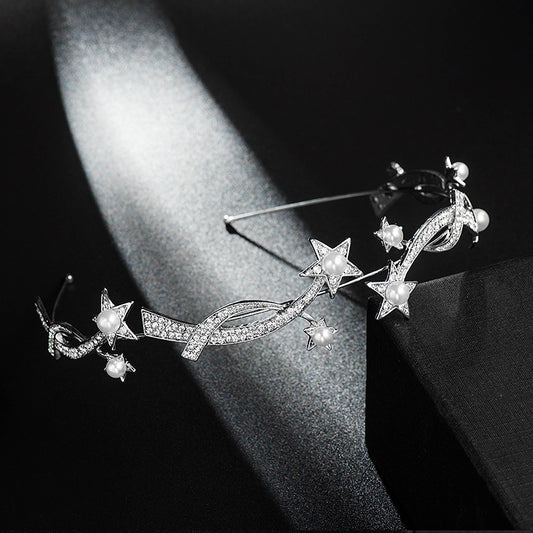 Diadema Corona Nupcial Princesa XINGX para Novia - Image 2