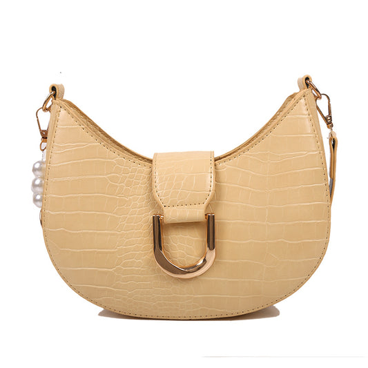 Bolso Baguette Texturizado en Color Sólido - Image 2