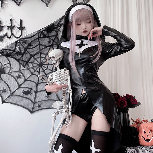 Disfraz de Monja Vampira Gótica - Cosplay Halloween Adulto Estilo Dark - Image 2