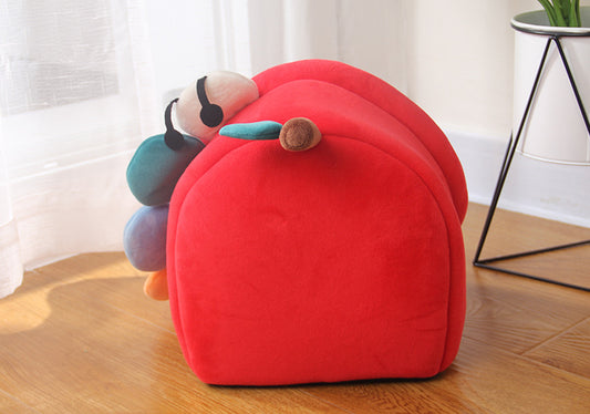 Cama Nido para Mascotas de Algodón Suede - Diseño Estaciones - Image 2