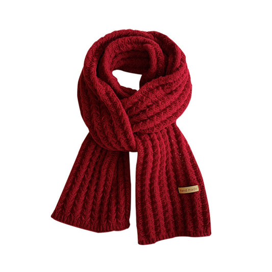 Bufanda Tejida de Lana para Invierno - Abrigo Cálido y Elegante - Image 2