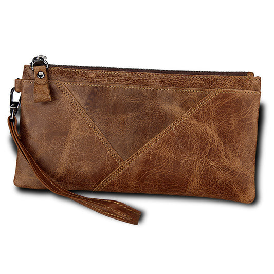 Billetera Hombre RFID Crazy Horse Antirrobo Multifuncional - Image 2