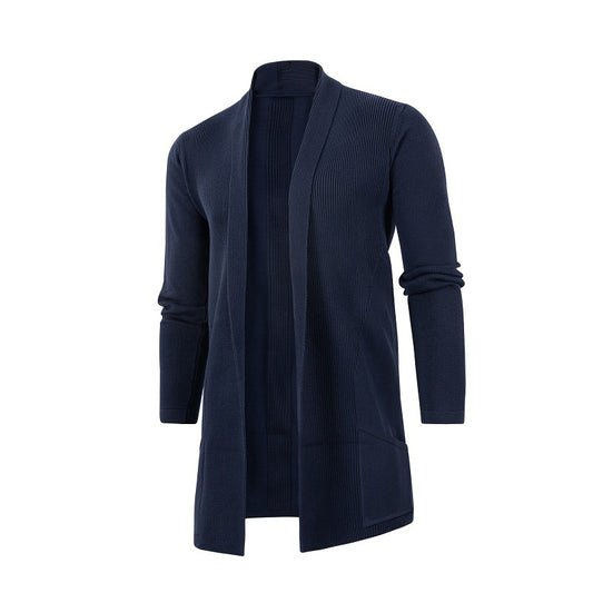 Cardigan Tejido Slim Fit Talla Grande para Hombre - Image 2