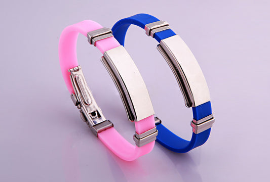 Pulsera de Acero Titanio con Silicona - Image 2