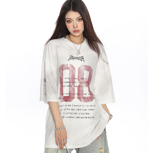 Playera Retro Americana Estampada para Mujer - Image 2