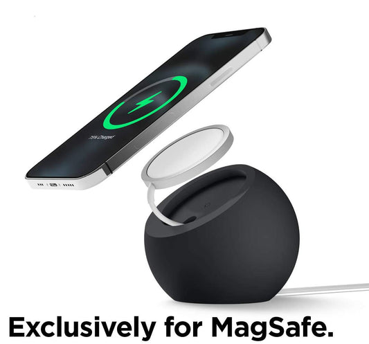 Base de Carga Inalámbrica en Silicona con Soporte para Celular - Image 2