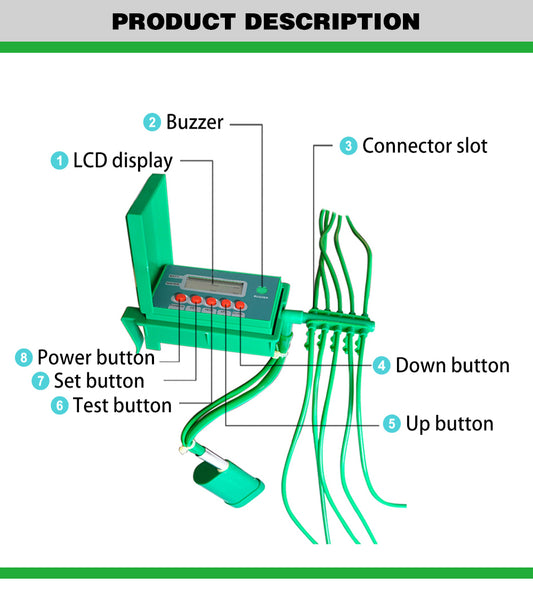 Sistema de Riego por Goteo Automático con Controlador Inteligente para Jardín - Image 2