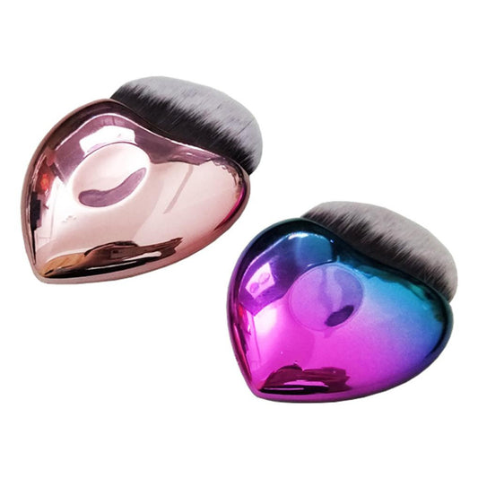 Brocha de Maquillaje en Forma de Corazón - Herramienta Profesional Portátil - Image 2