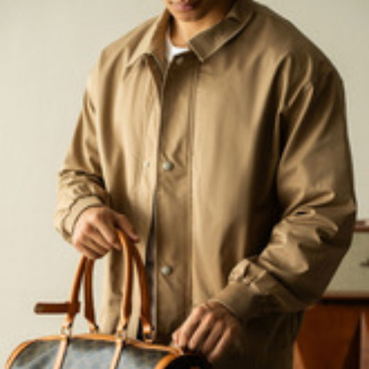 Camisa Antiarrugas Impermeable para Hombre - Colores Lisos, Sin Planchado - Image 2